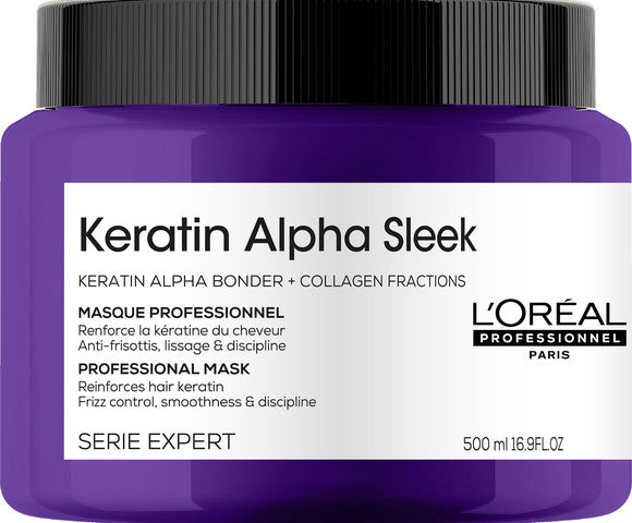 מסכת Keratin Alpha Sleek לשיער חלק 500 מ״ל | L'Oréal Professionnel – תמונת המוצר הראשית
