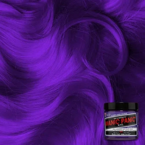 צבע שיער סמי־פרמננט Manic Panic בגוון Electric Amethyst ‏118 מ״ל
