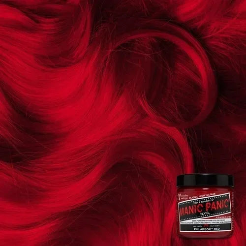 צבע שיער סמי־פרמננט Manic Panic בגוון Pillarbox Red ‏118 מ״ל