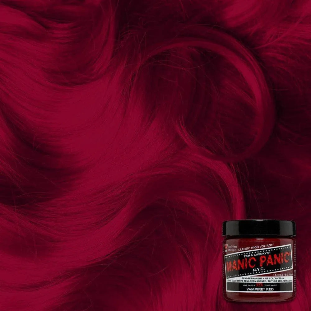 צבע שיער סמי־פרמננט Manic Panic בגוון Vampire Red ‏118 מ״ל