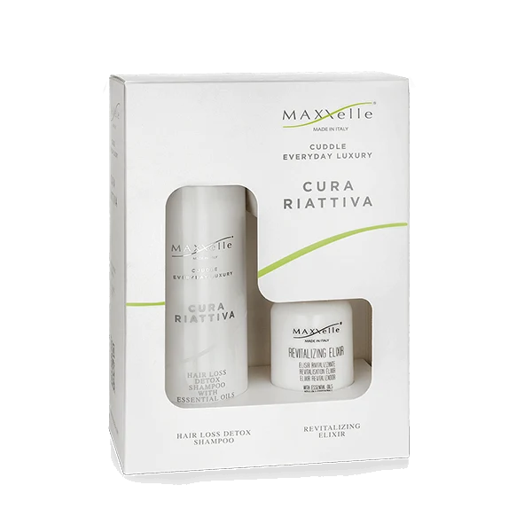 ערכת Detox Anti Hair Loss עם שמפו ואליקסיר | Maxxelle