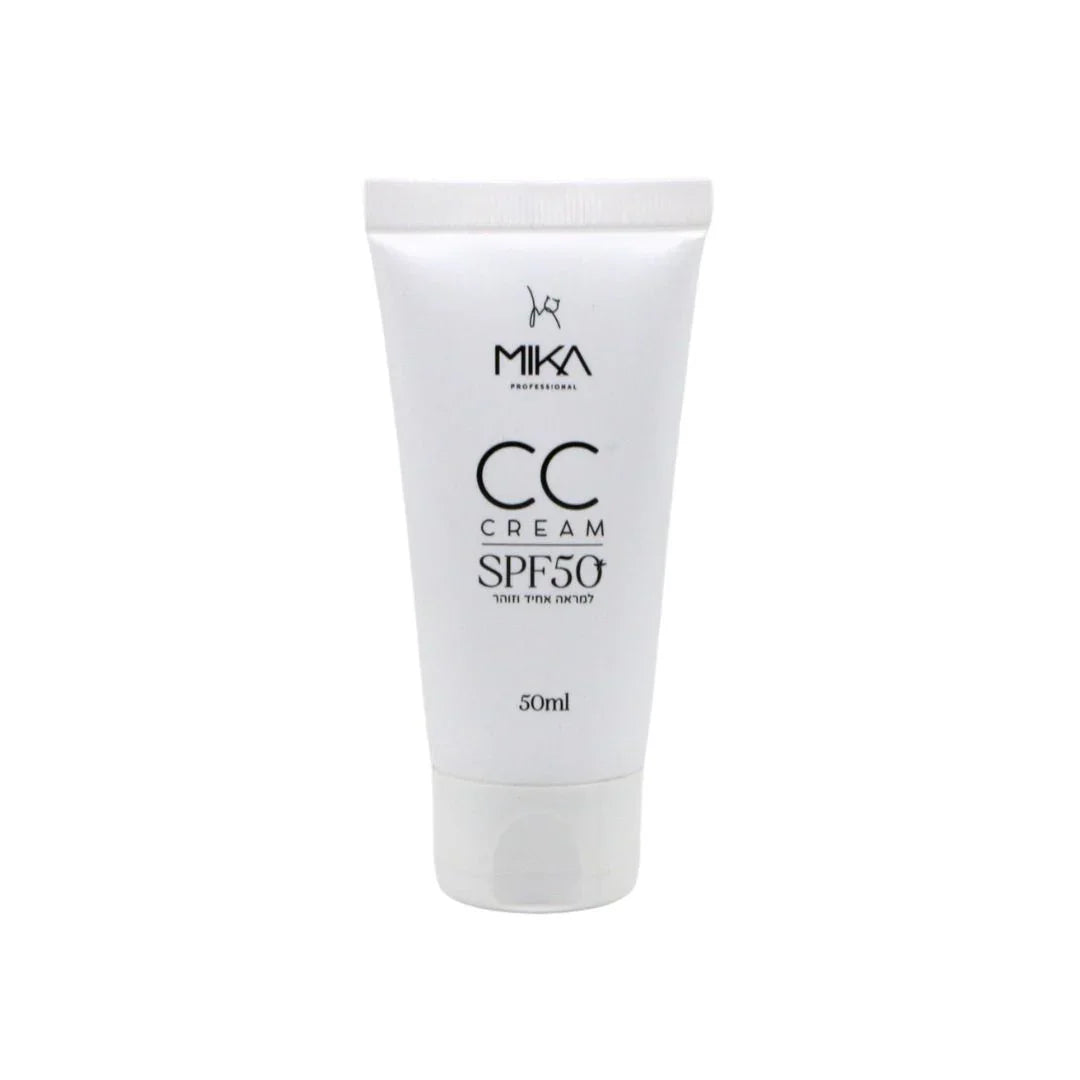 CC Cream עם לחות, כיסוי ו־SPF 50 מבית Mika – תמונה 1