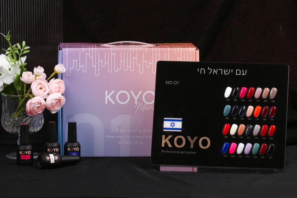 מזוודת Mini 01 – 30 גווני לק ג׳ל, 10 מ״ל | KOYO