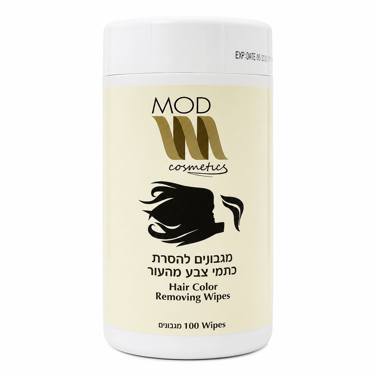 מגבונים להסרת כתמי צבע שיער – 100 יחידות מבית Mod – תמונה 1