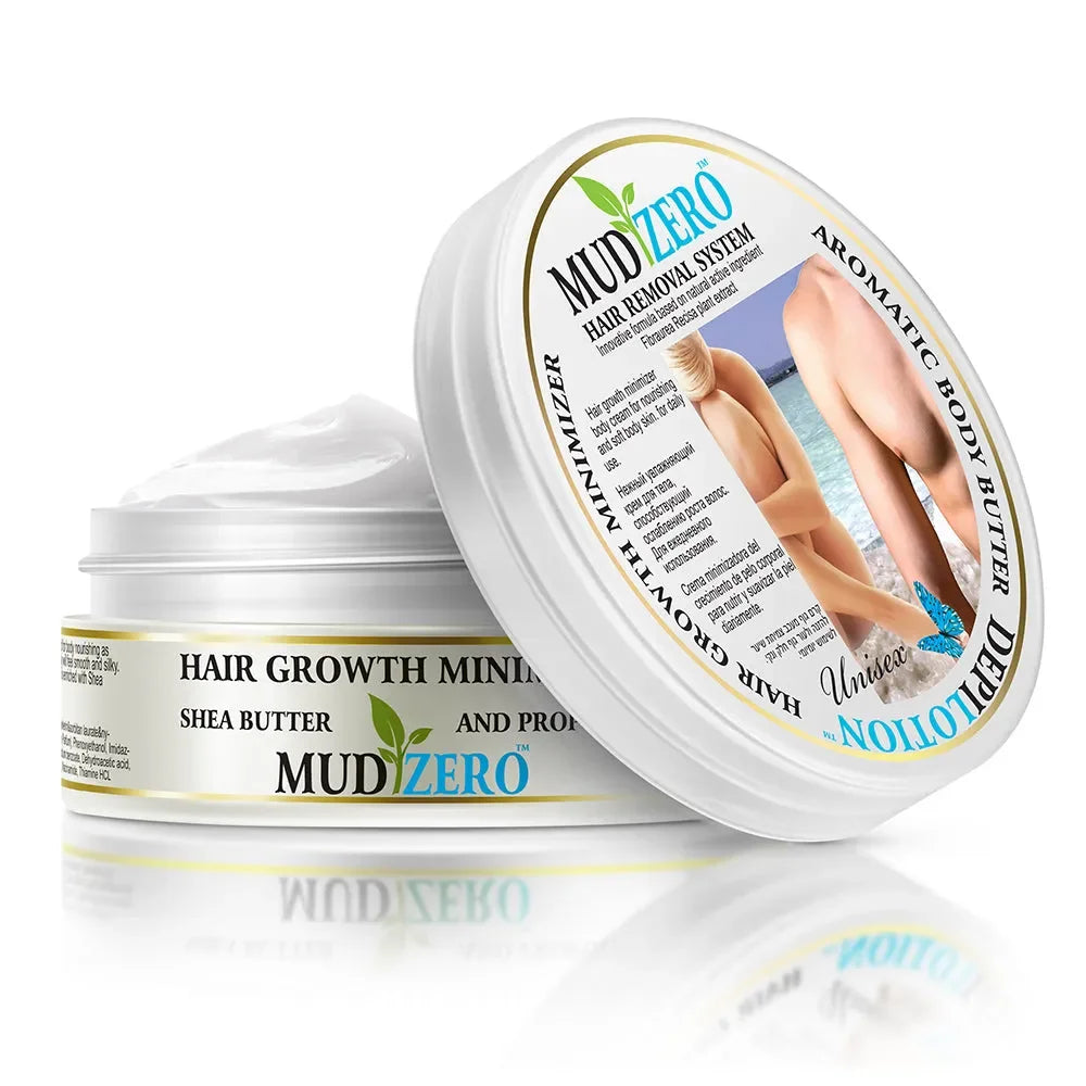 חמאת גוף מעכבת צמיחת שיער מבית Mud Zero – תמונה 1