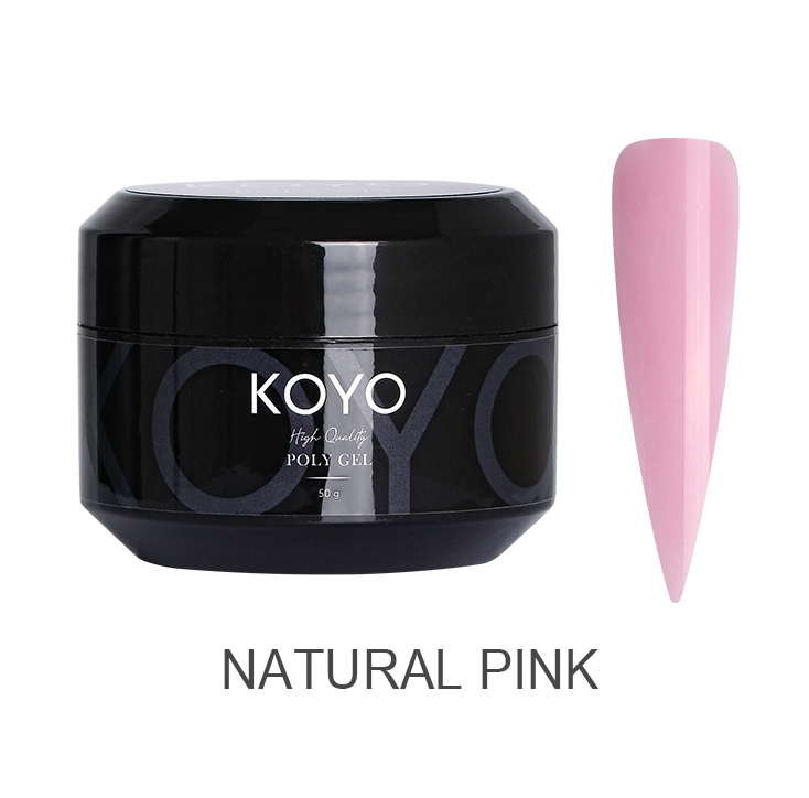 קויו - KOYO פוליג'ל 50 מ"ל - Natural Pink