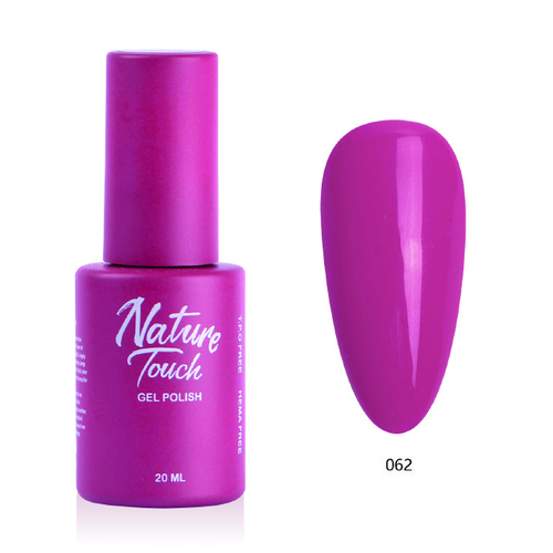 לק ג׳ל Nature Touch גוון 062 – 20 מ״ל | TPO FREE | HEMA FREE
