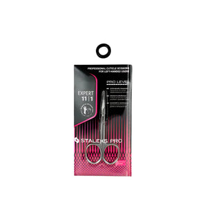 Staleks Professional cuticle scissors for left-handed users EXPERT 11 TYPE 1, יופילי