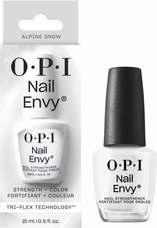 O.P.I Nail Envy חיזוק ציפורניים Alpine Snow 15מ"ל – טכנולוגיית Tri-Flex™