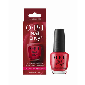 O.P.I Nail Envy מחזק ציפורניים Big Apple Red 15מ"ל – Tri-Flex™ | אדום קלאסי