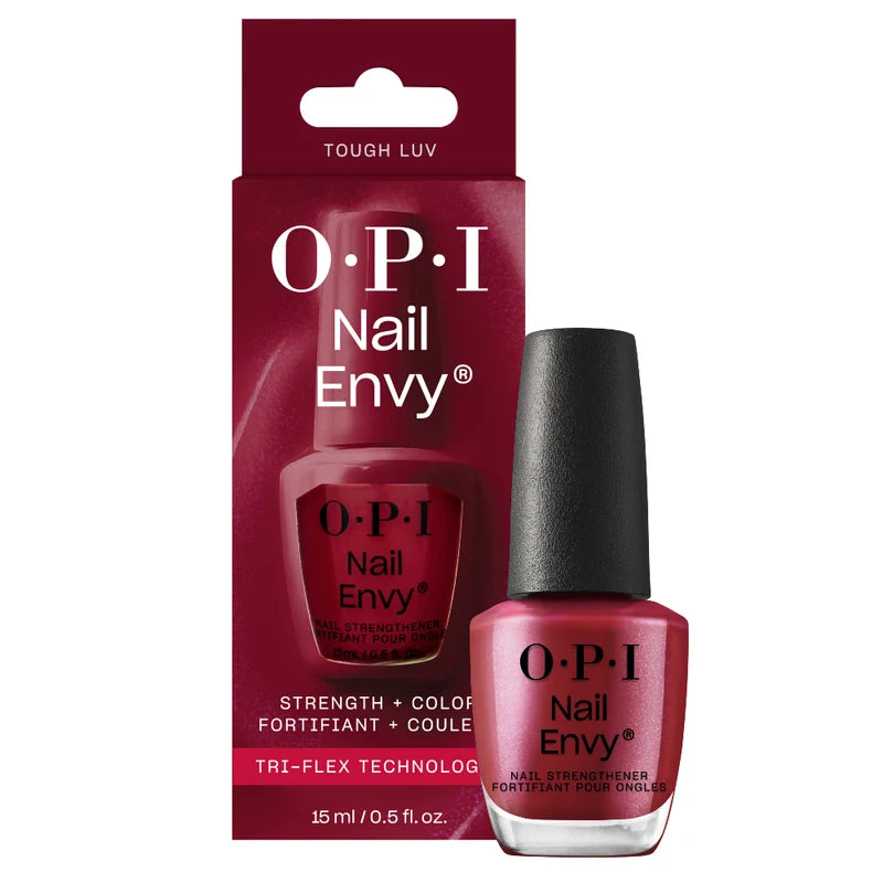O.P.I Nail Envy מחזק ציפורניים Powerful Pink 15מ"ל – ורוד מגנטה פניני | Tri-Flex™