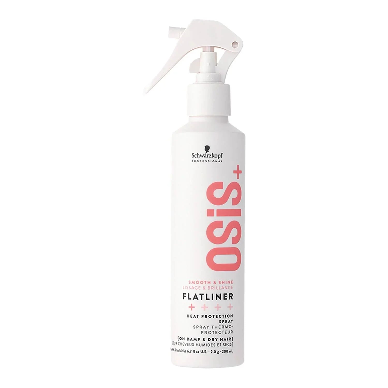 ספריי OSIS FLATLINER להגנה מחום 200 מ״ל | Schwarzkopf – תמונת אריזת המוצר