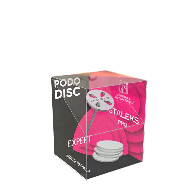 Staleks Pedicure disc PODODISC S EXPERT and set of disposable files 180 grit 5 pcs (15 mm), יופילי