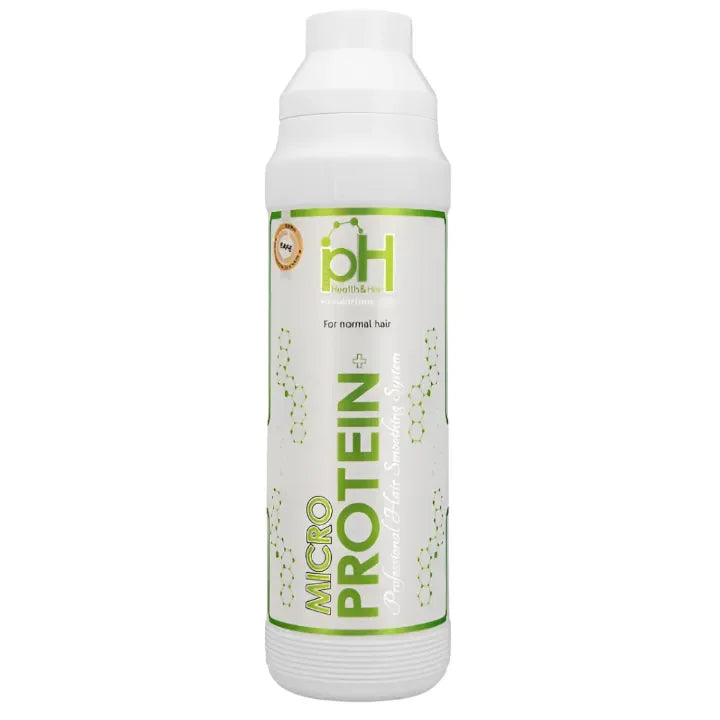 החלקת Micro Protein לשיער טבעי וצבוע טון 1–7, 1000 מ״ל | pH Protein Lab