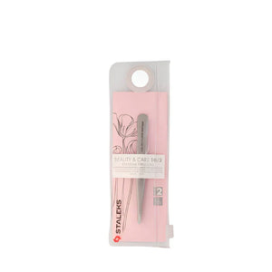 Staleks Eyebrow tweezers BEAUTY & CARE 10 TYPE 2 (narrow straight), יופילי