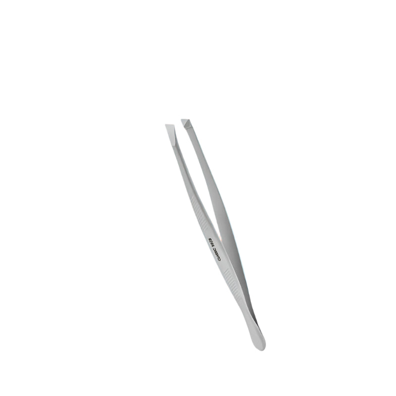 Staleks Eyebrow tweezers CLASSIC 10 TYPE 3 (wide beveled), יופילי