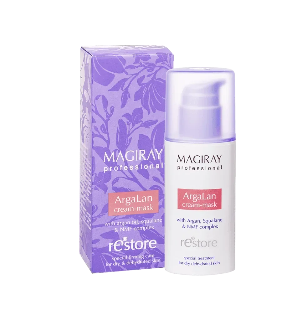 מסכת קרם הזנה Argalan Restore לעור מיובש 50 מ״ל | Magiray – תמונת אריזת המוצר