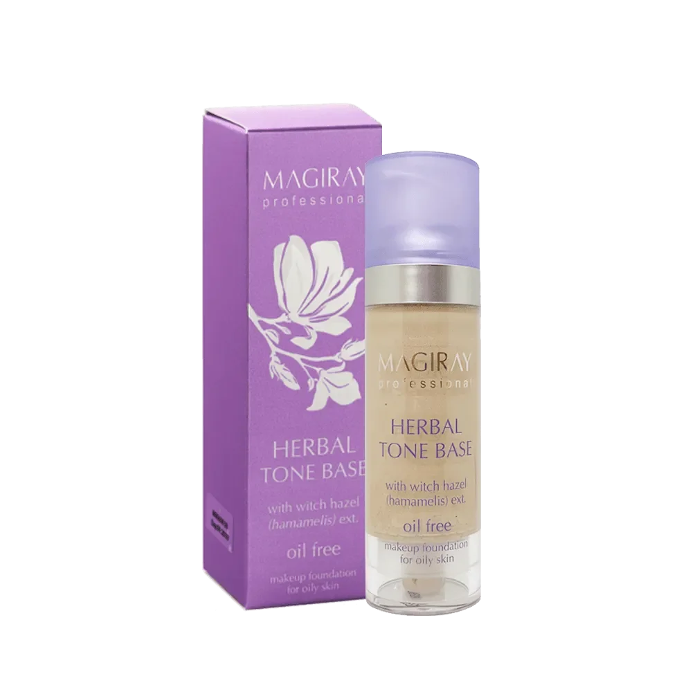 בסיס איפור Herbal Tone Restore לעור שמן 30 מ״ל | Magiray – תמונת אריזת המוצר