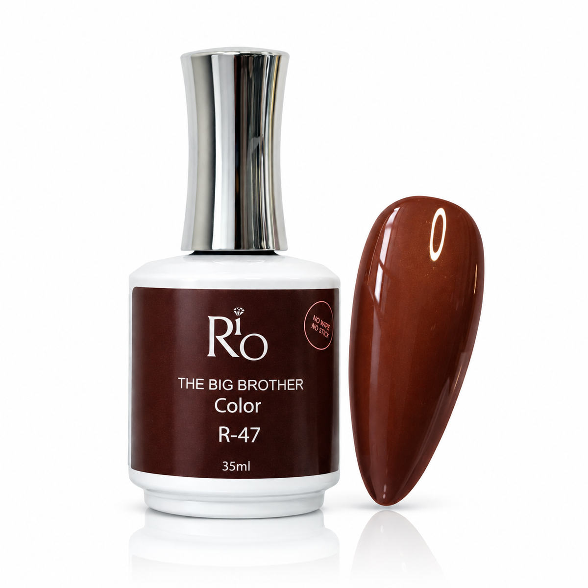 ביג ברדר ג׳ל לק R47 35 מ״ל RIO על רקע לבן