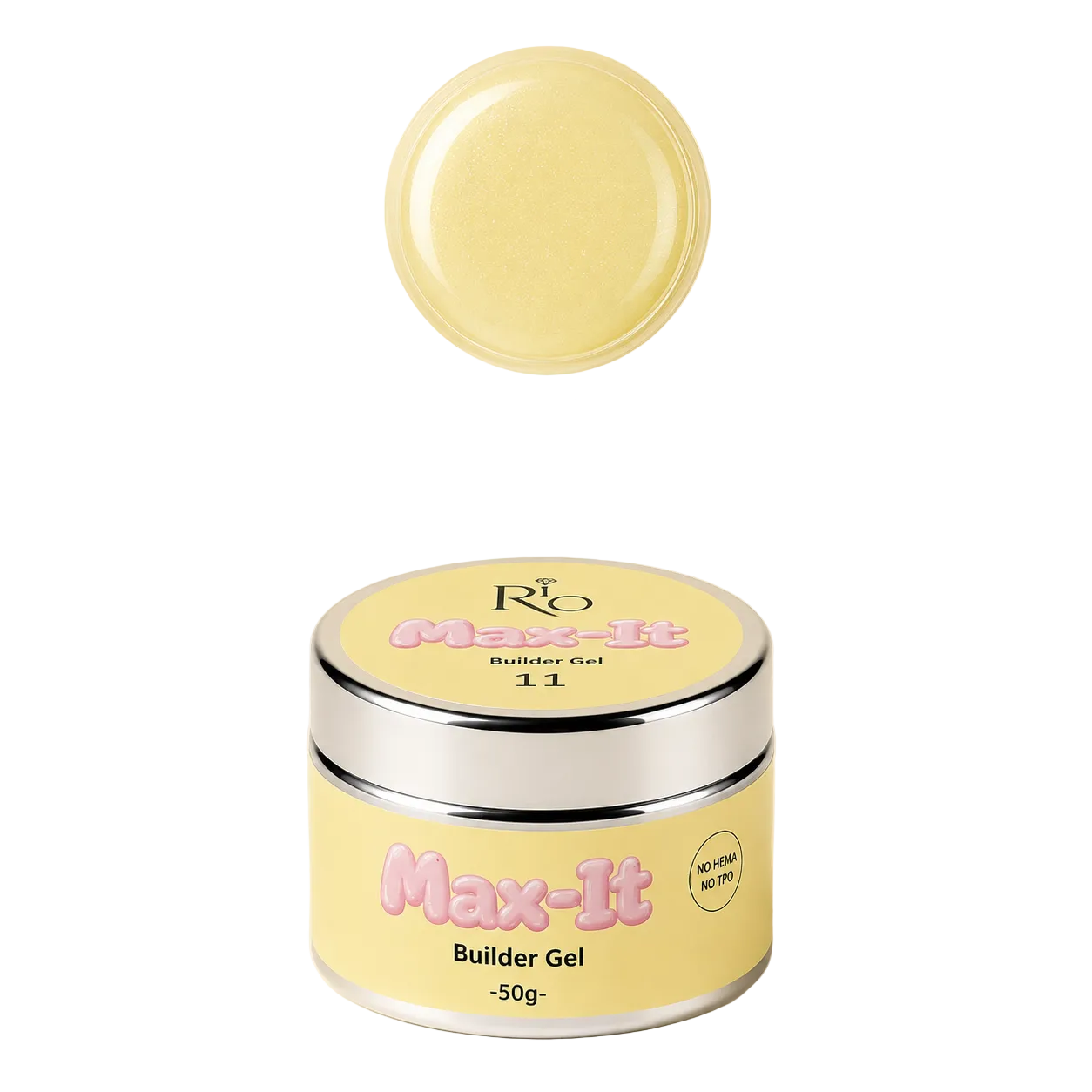 MAX-IT Builder Gel מבית RIO | ג׳ל בנייה מקצועי 50 גרם – ללא HEMA וללא TPO