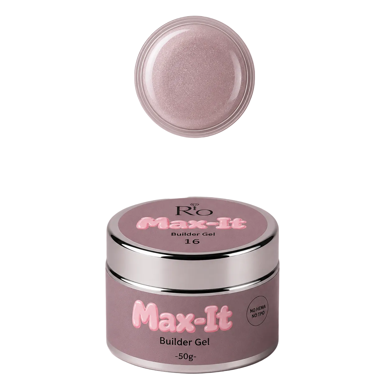 MAX-IT Builder Gel מבית RIO | ג׳ל בנייה מקצועי 50 גרם – ללא HEMA וללא TPO