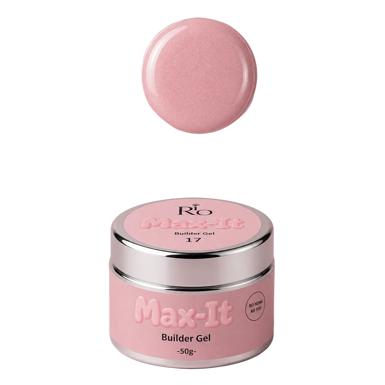 MAX-IT Builder Gel מבית RIO | ג׳ל בנייה מקצועי 50 גרם – ללא HEMA וללא TPO