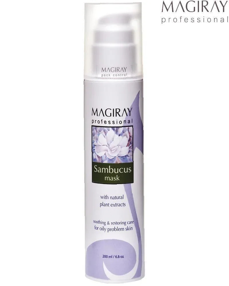 מסכת Sambucus לעור שמן ובעייתי 200 מ״ל | Magiray – תמונת אריזת המוצר