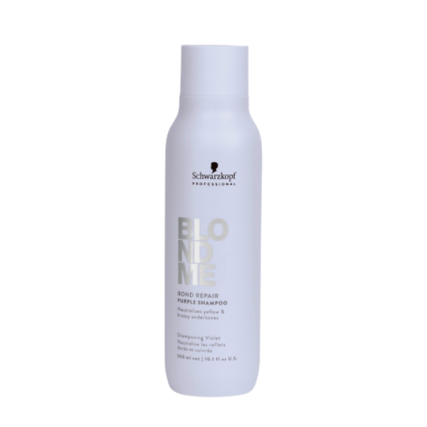 שמפו סגול לנטרול צהבהבות BLONDME Bond Repair Purple 300 מ״ל