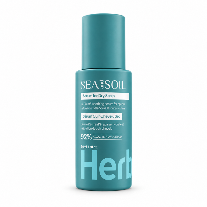הרבליסטה Sea & Soil – סרום לקרקפת יבשה Retreat Serum for Dry Scalp 50 מ״ל