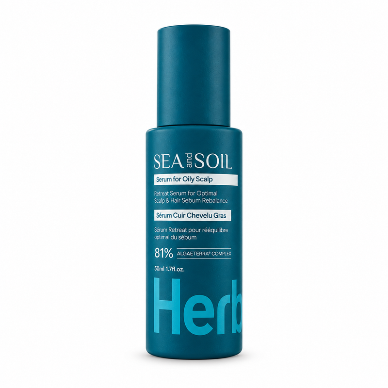 הרבליסטה Sea & Soil – סרום לקרקפת שומנית Retreat Serum for Oily Scalp 50 מ״ל