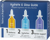 סט 3 סרומים Hydrate & Glow ללחות וזוהר 3×15 מ״ל | Skincyclopedia