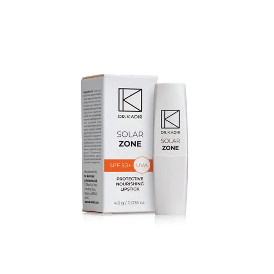 שפתון הגנה Solar Zone SPF 50+ 4.5 מ״ל | Dr Kadir – תמונת אריזת המוצר
