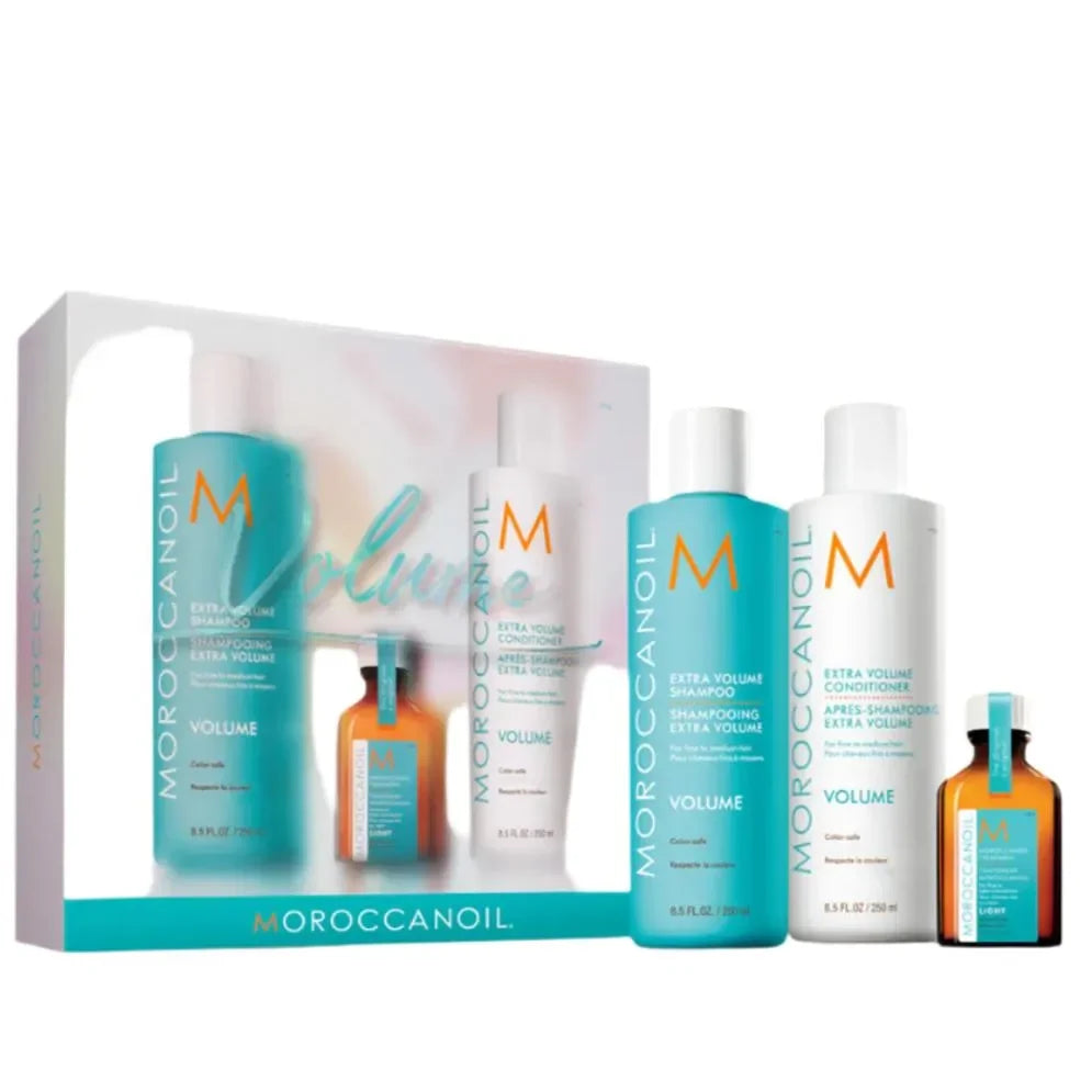 ערכת אביב לנפח בשיער (שמן טיפולי במתנה) מבית Moroccanoil – תמונה 1