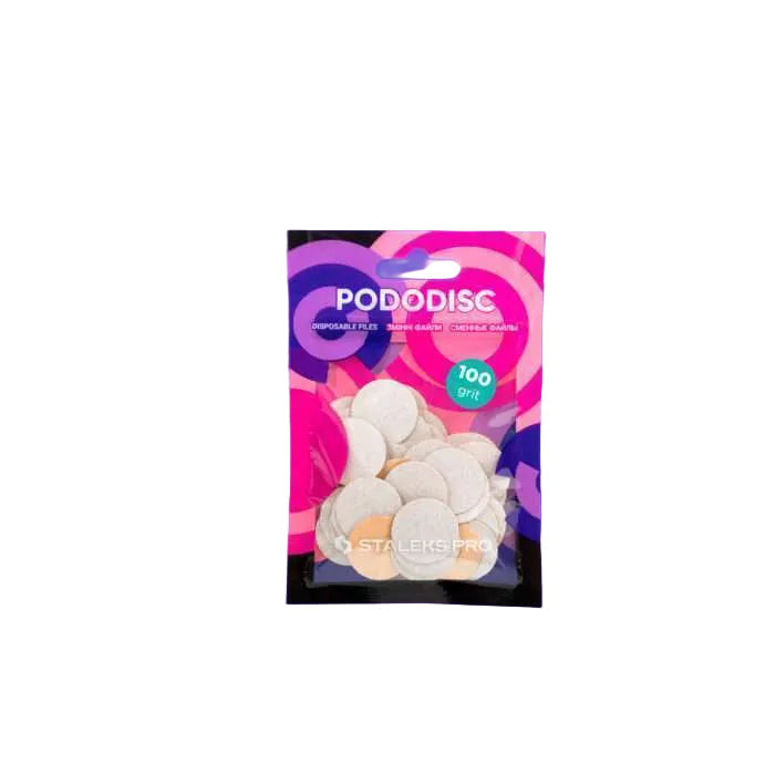 Staleks - סטאלקס - פצירות לדיסק פדיקור PODODISC M EXPERT גריט 100 (50 יח')