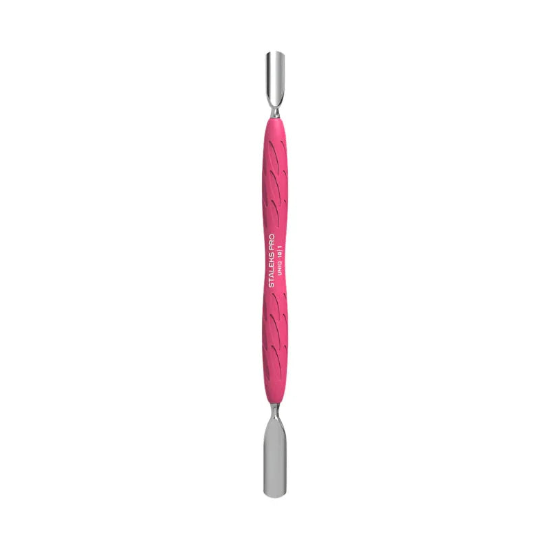 Staleks דוחף קוטיקולה Gummy ידית סיליקון Uniq 10 סוג 1 דוחף עגול רחב + צר