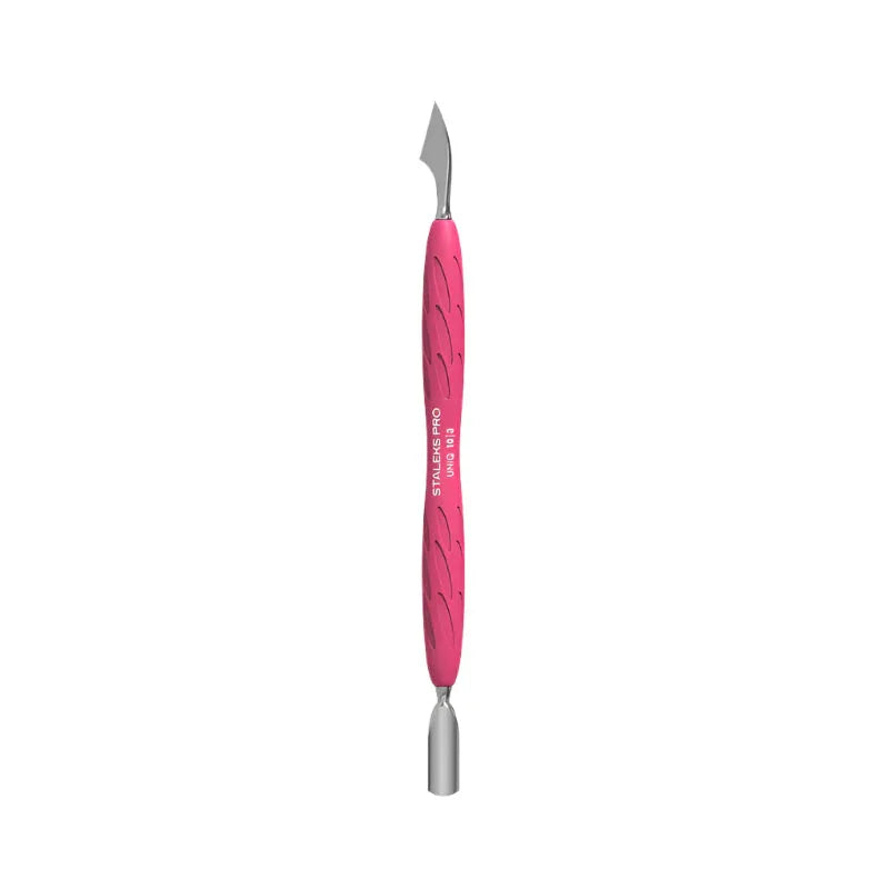 Staleks דוחף קוטיקולה Gummy ידית סיליקון Uniq 10 סוג 3 דוחף עגול צר + מנקה