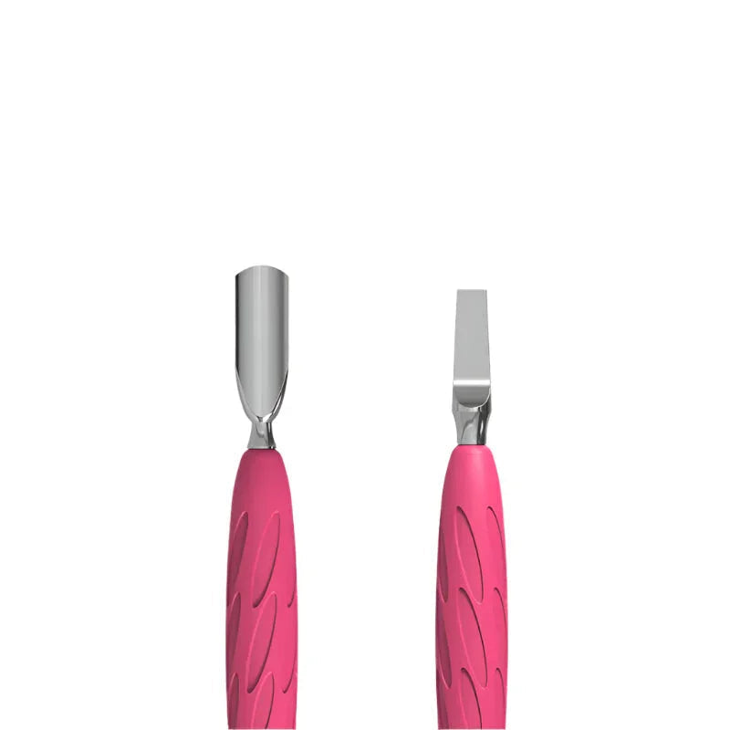 Staleks דוחף קוטיקולה Gummy ידית סיליקון Uniq 10 סוג 5 דוחף עגול צר + להב ישר