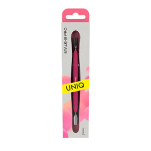 Staleks דוחף קוטיקולה Gummy ידית סיליקון Uniq 10 סוג 5 דוחף עגול צר + להב ישר