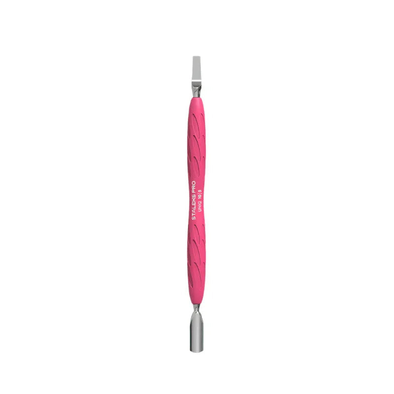 Staleks דוחף קוטיקולה Gummy ידית סיליקון Uniq 10 סוג 5 דוחף עגול צר + להב ישר