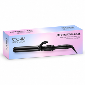 מסלסל שיער STORM Professional Curl בקוטר 32 מ״מ – הדמיית אריזה