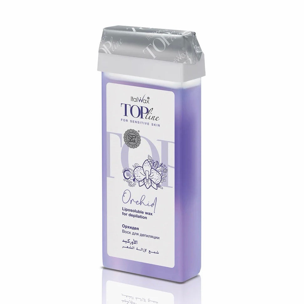 שעוות רול-און Top Line סגול סחלב להסרת שיער של ItalWax – מחסנית המוצר