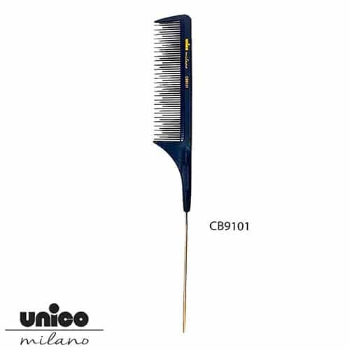 מסרק קרבון שפיץ ברזל CB9101- UNICO MILANO