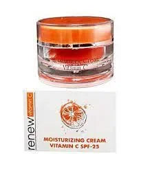 קרם לחות ויטמין C עם SPF 25 ‏50 מ״ל | Renew Cosmetics – תמונת אריזת המוצר