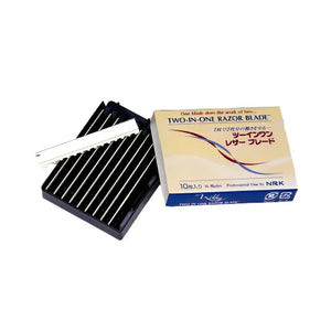 Welldan 2-in-1 thinning razor replacement blades detail