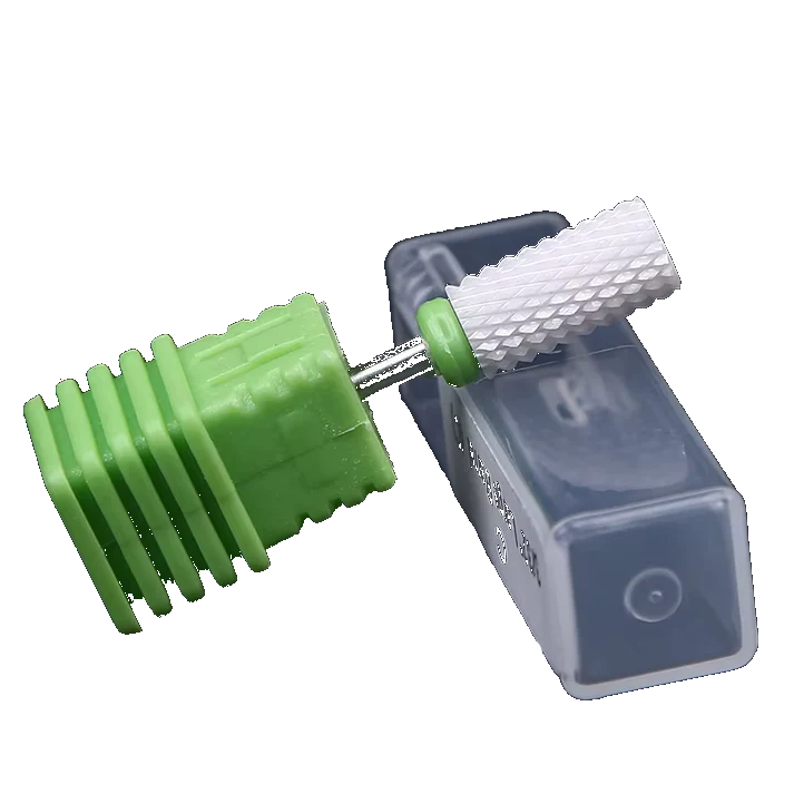 Yofeely ceramic barrel nail drill bit, coarse grit, SKU CB012-C
