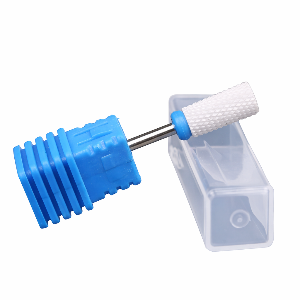 Yofeely ceramic barrel nail drill bit, medium grit, SKU CB012-M