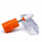Yofeely ceramic barrel nail drill bit, double extra coarse grit, SKU CB012-XXC