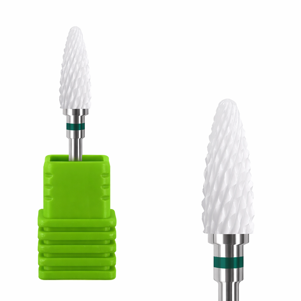 Yofeely ceramic cone nail drill bit, coarse grit, SKU CB009-C