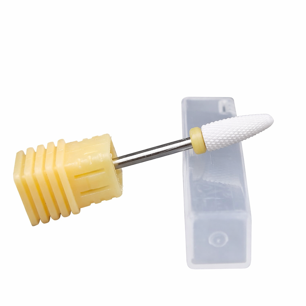 Yofeely ceramic cone nail drill bit, extra fine grit, SKU CB010-XF