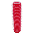Yofeely small Velcro hair rollers size 13, red, 12 pieces